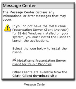 Message Center