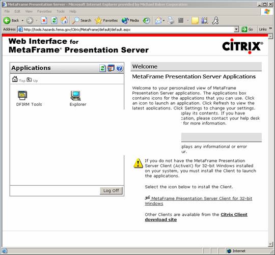 citrix receiver grey screen when login