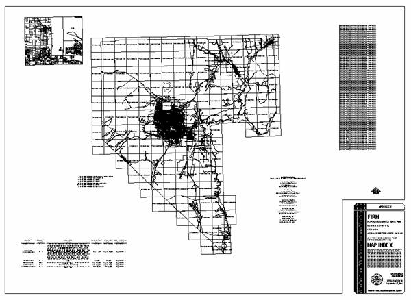 FIRM Panel Index map