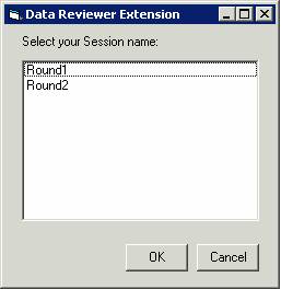 Select the ReViewer Session in which you are working