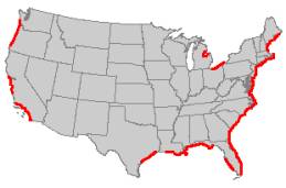 NOAA Coastal Services Center Sample Map